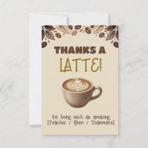 Carte de remerciement Merci Beaucoup