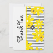 Carte de remerciement mignonne et jolie note de re (Devant)