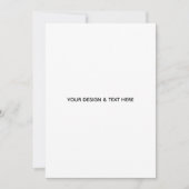 Carte de Remerciement Minimaliste Blanche Propre (Devant)