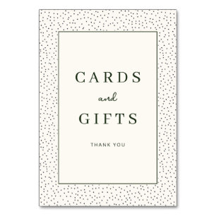 Carte de remerciement minimaliste crème élégant