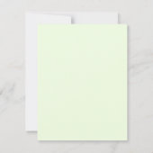 Carte de remerciement minimaliste Eucalyptus | (Dos)