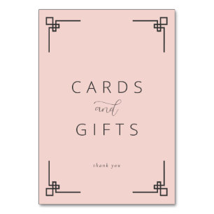 Carte de remerciement minimaliste rose reconnaissa