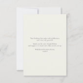 Carte de remerciement moderne avec papillons (Dos)