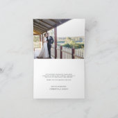 Carte de remerciement Moonlight Garden avec photo (Intérieur)