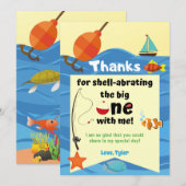 Carte de remerciement O-Fish-ally One (Devant / Derrière)