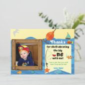 Carte de remerciement O-Fish-ally One Photo (Debout devant)