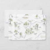 Carte de remerciement Ourson Mignon (Dos)