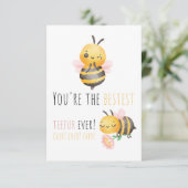 Carte de remerciement personnalisable pour enseign (Debout devant)