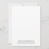 Carte de remerciement personnalisée de nouveau qua (Dos)