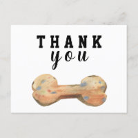 Carte de remerciement personnalisée en aquarelle o