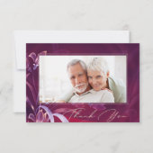 Carte de remerciement personnalisée pour anniversa (Devant)