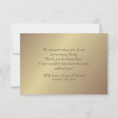 Carte de remerciement personnalisée pour anniversa (Dos)