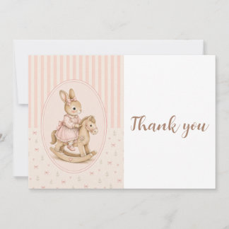 Carte de remerciement personnalisée pour Baby Show