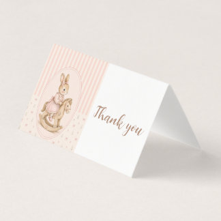 Carte de remerciement personnalisée pour Baby Show