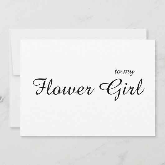 Carte de remerciement personnalisée pour ma demois (Devant)