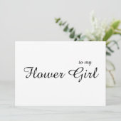 Carte de remerciement personnalisée pour ma demois (Debout devant)