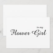 Carte de remerciement personnalisée pour ma demois (Devant / Derrière)