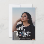 Carte de Remerciement Personnalisée pour une Fête (Devant)