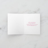 Carte de remerciement photo avec rayure damassée r (Intérieur)