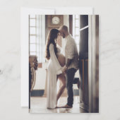 Carte de remerciement photo Baby Shower Lune et Ét (Dos)