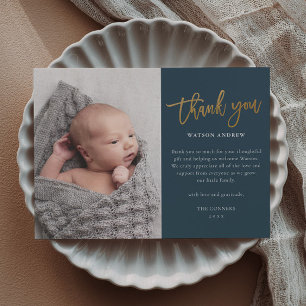 Carte de remerciement photo bébé budget