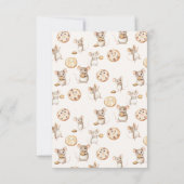 Carte de remerciement photo d'anniversaire de sour (Dos)