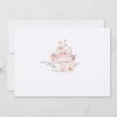 Carte de remerciement photo d'anniversaire enchant (Dos)
