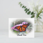 Carte de remerciement photo de beau papillon monar (Debout devant)
