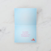 Carte de remerciement photo de conte de fées rose  (Intérieur)