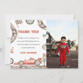 Carte de remerciement photo de fête d'anniversaire (Devant)