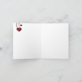 Carte de remerciement photo de mariage d'argent (Intérieur)