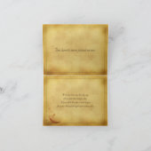 Carte de remerciement photo de mariage d'automne o (Intérieur)