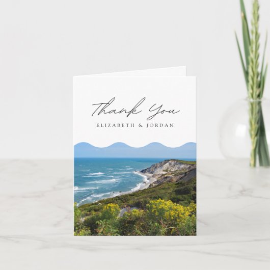 Carte de remerciement photo de Martha's Vineyard (Devant)