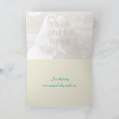 Carte de remerciement photo de mer scintillante pe (Intérieur)