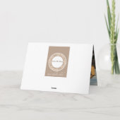 Carte de remerciement photo de style Damas (Dos)