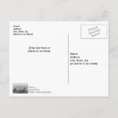 Carte de remerciement photo d'un vélo de couleur s (Dos)