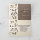 Carte de remerciement photo Mocha et Ivory (Intérieur)