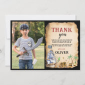 Carte de remerciement photo pour une fête d'annive (Devant)