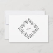 Carte de remerciement plat de l'horizon de Chicago (Dos)