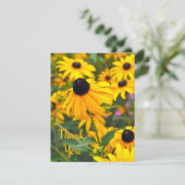 Carte de remerciement plate (Debout devant)