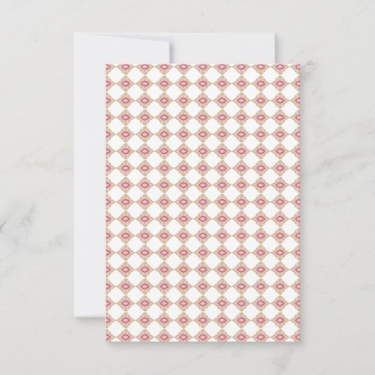 Carte de remerciement plate (Devant)