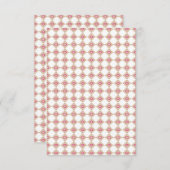 Carte de remerciement plate (Devant / Derrière)