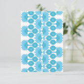 Carte de remerciement plate (Debout devant)