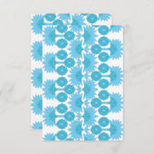 Carte de remerciement plate (Devant / Derrière)