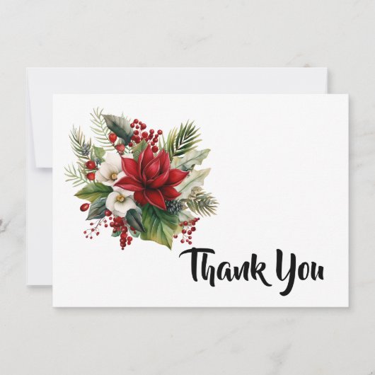 Carte de remerciement plate (Devant)