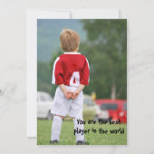 Carte de remerciement plate (Dos)