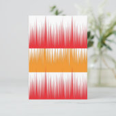 Carte de remerciement plate (Debout devant)