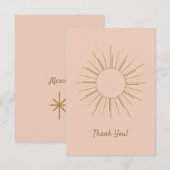 Carte de remerciement plate 3,5" x 5" (Devant / Derrière)