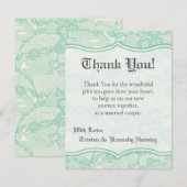 Carte de remerciement plate 4x5 Country Mint Impre (Devant / Derrière)