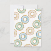 Carte de remerciement plate pour 1er anniversaire  (Dos)